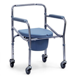 Mobile Commode Chair with Wheels KY-696