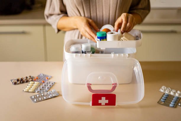 medical supply box at home