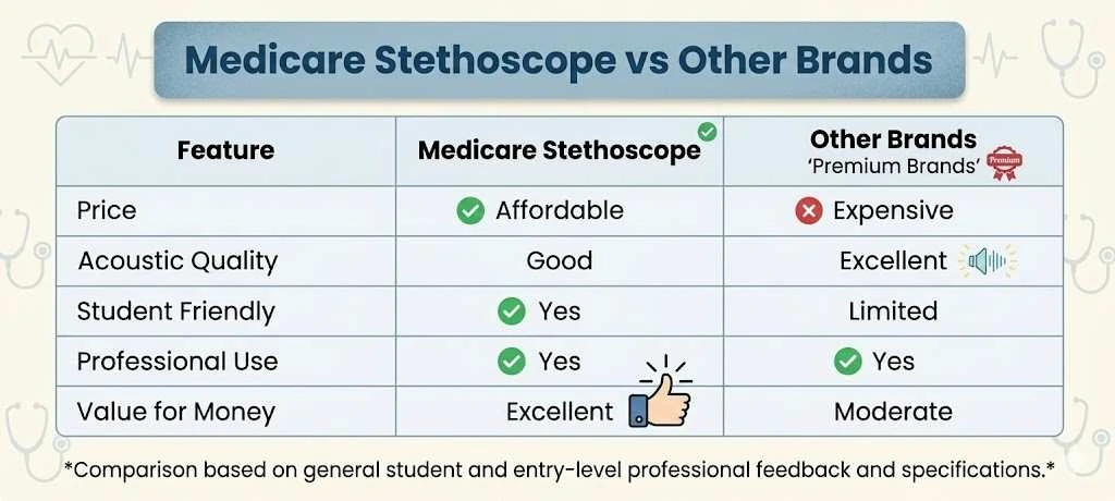 Medicare Elite Series Stethoscope for doctors and healthcare professionals