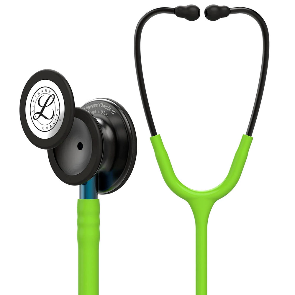 Littmann-Classic-III-Stethoscope-Smoke-&-Lime-Green-5875-familycare-2